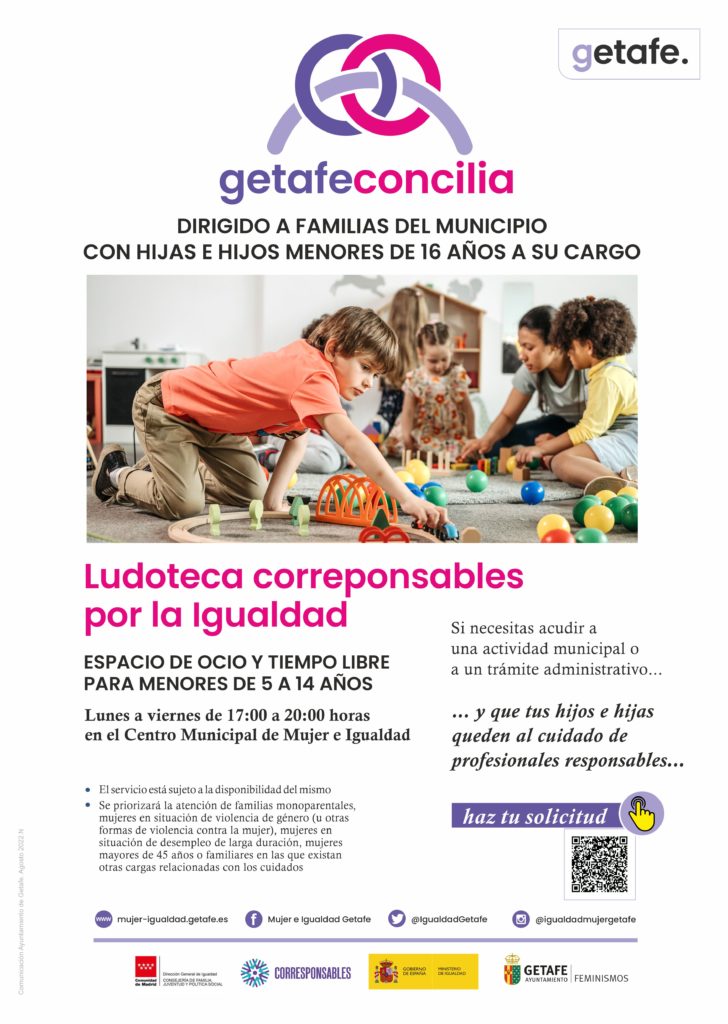 Texto Alternativo: Nuevo servicio para favorecer la conciliación en Getafe