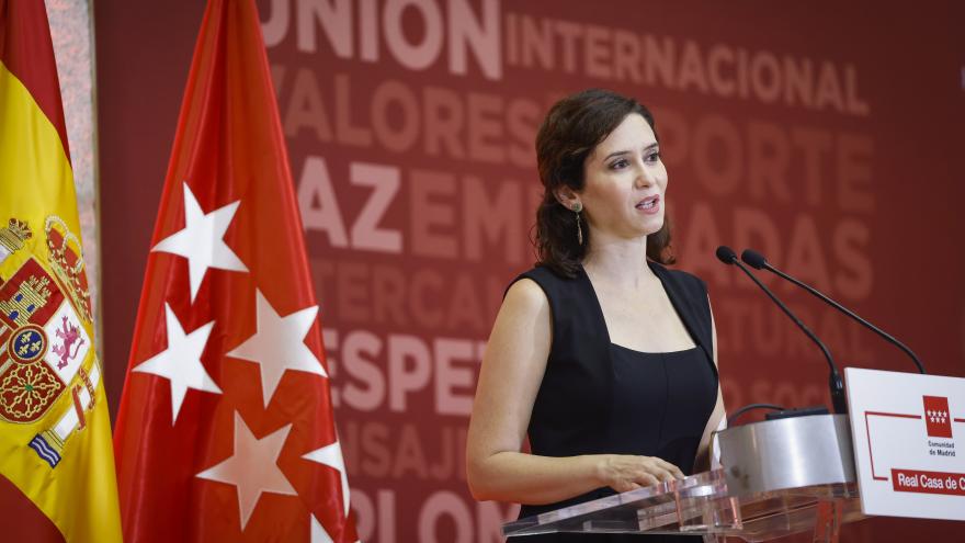Texto Alternativo: Díaz Ayuso el Gobierno de la Comunidad de Madrid presenta ante más de 30 embajadas el modelo de Madrid como “motor económico que mueve una sociedad cargada de valores”