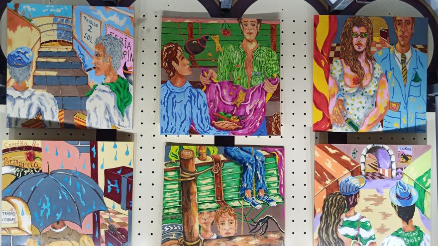 Texto Alternativo: La Comunidad de Madrid inicia la programación cultural taurina de la Feria de Otoño con una exposición del pintor alcarreño Jesús Solano Calvo