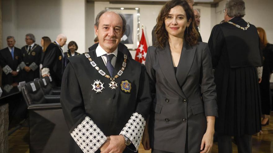 Texto Alternativo: Díaz Ayuso asiste al solemne acto de Apertura del Año Judicial del Tribunal Superior de Justicia de Madrid