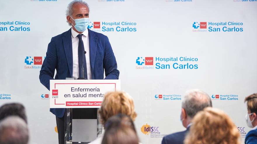 Texto Alternativo: La Comunidad de Madrid aumenta un 20% las plazas de enfermería especialista dentro del Plan de Salud Mental y Adicciones 2022-2024