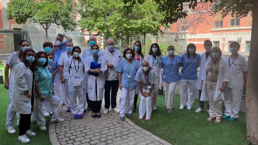 Texto Alternativo: Los hospitales Santa Cristina y Gregorio Marañón junto al Centro de Salud Goya conmemoran el Día Mundial de los Cuidados paliativos