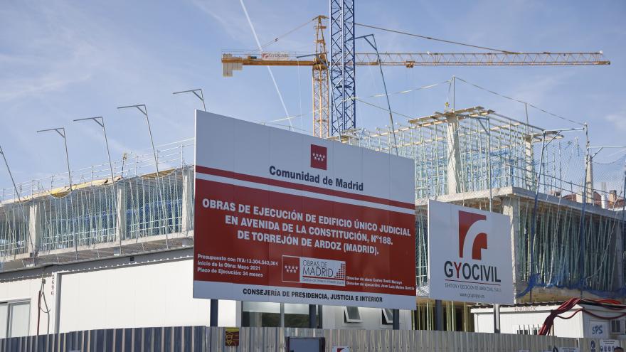 Texto Alternativo: La Comunidad de Madrid avanza en la construcción del nuevo edificio judicial de Torrejón de Ardoz, que beneficiará a más de 220.000 ciudadanos