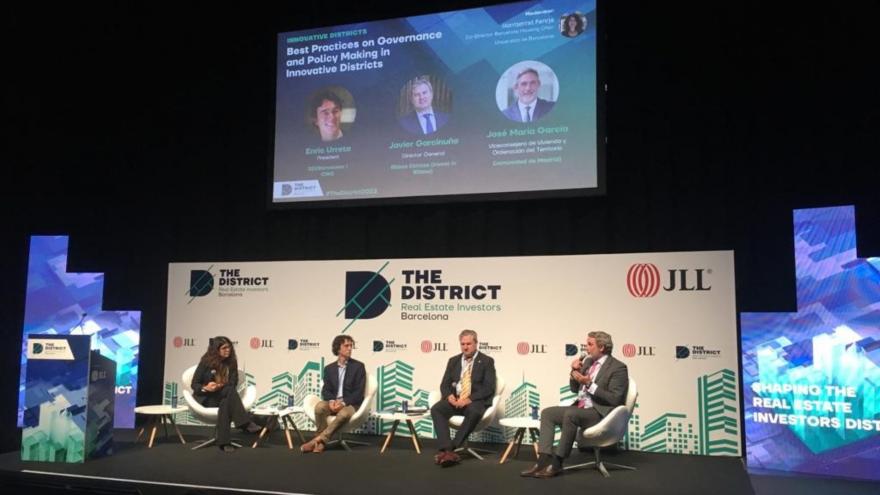 Texto Alternativo: La Comunidad de Madrid muestra en The District World Summit 2022 su modelo de gestión de suelo público