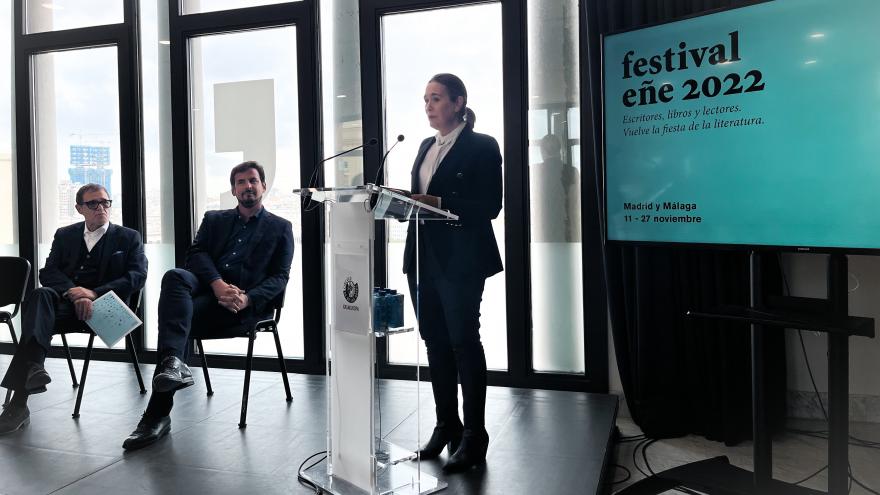 Texto Alternativo: La Comunidad de Madrid patrocina la XIV edición del Festival Eñe