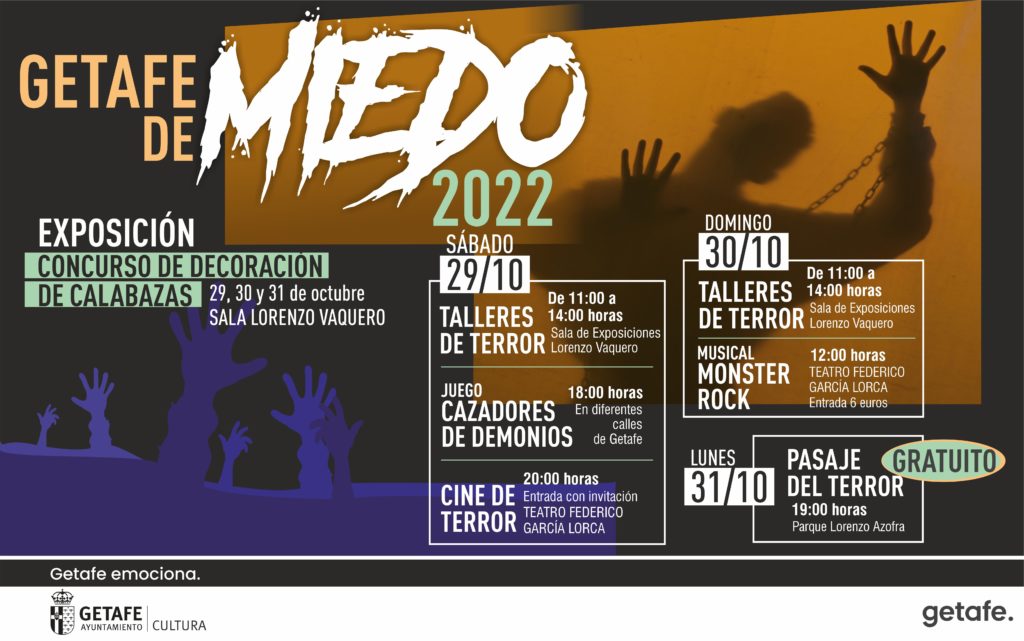 Texto Alternativo: La ciudad se convertirá en ‘Getafe de miedo’ por Halloween