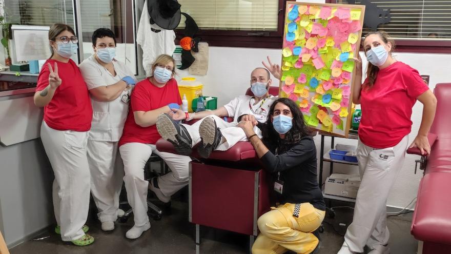 Texto Alternativo: El 'maratón' del Hospital Universitario de Getafe logra 148 donaciones de sangre