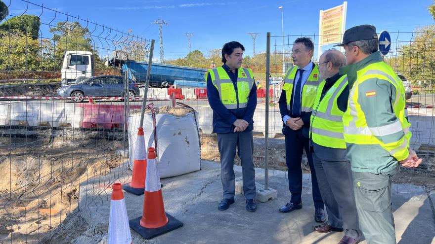 Texto Alternativo: La Comunidad de Madrid habilita una nueva rotonda para mejorar el acceso al Hospital público Cantoblanco