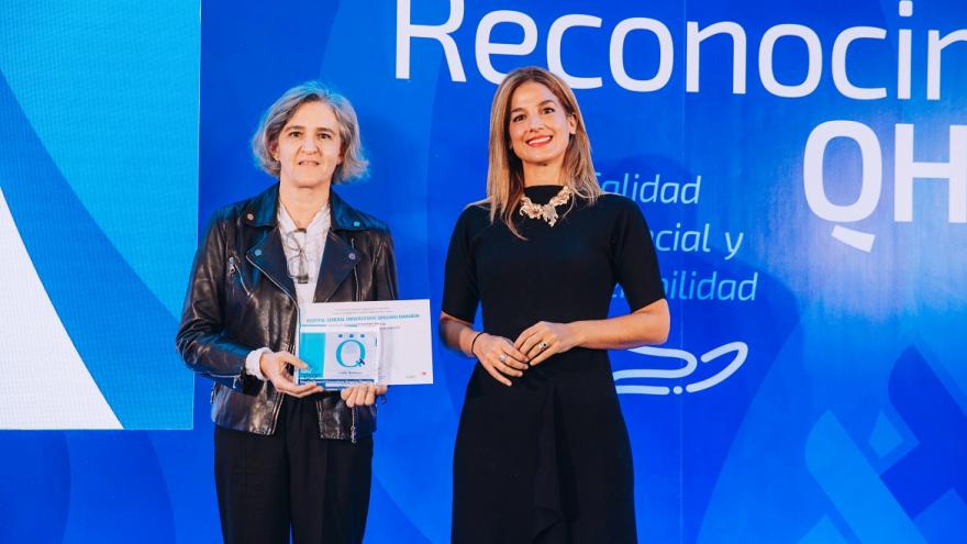 Texto Alternativo: El Hospital Gregorio Marañón recibe la máxima acreditación en calidad asistencial de la Fundación IDIS