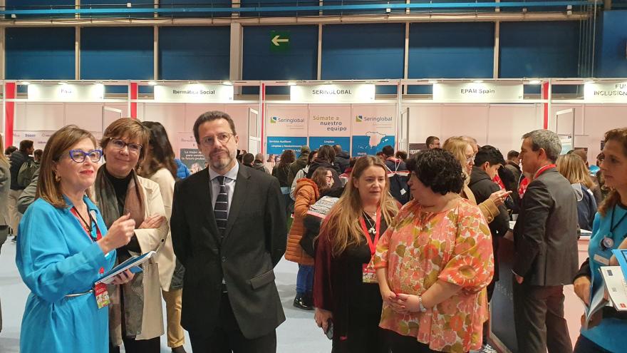 Texto Alternativo: La Comunidad de Madrid organiza la XIII Feria de Empleo para Personas con Discapacidad en la que participan más de 70 entidades