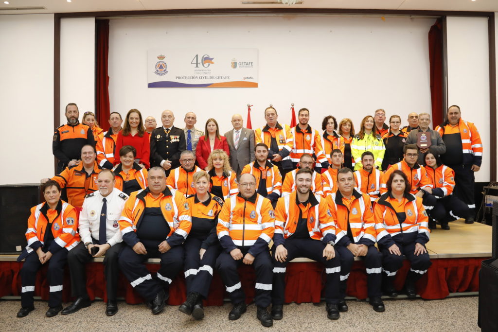 Texto Alternativo: Protección Civil de Getafe celebra su 40 aniversario