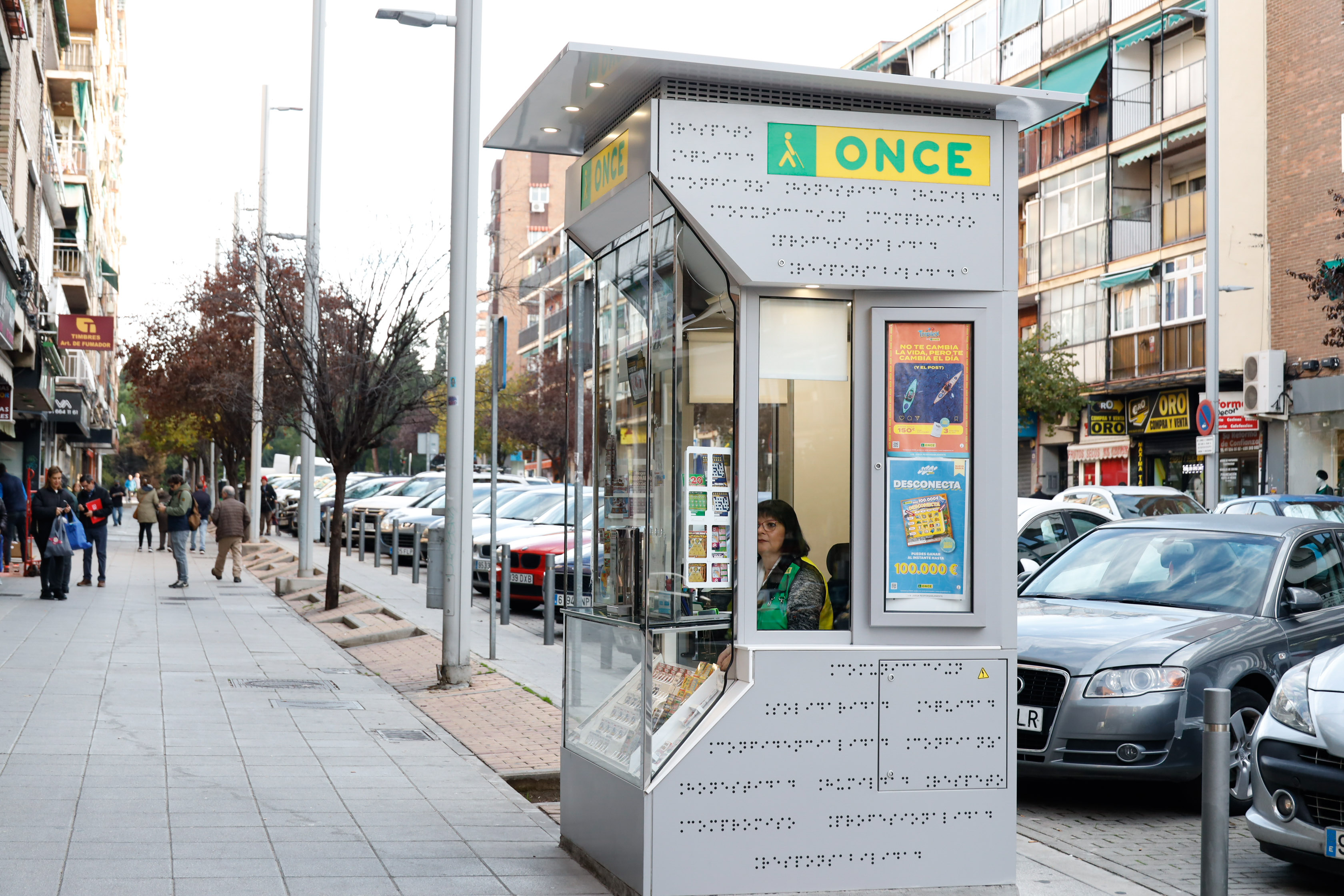 Texto Alternativo: Los quioscos de la ONCE serán más accesibles y sostenibles en Móstoles