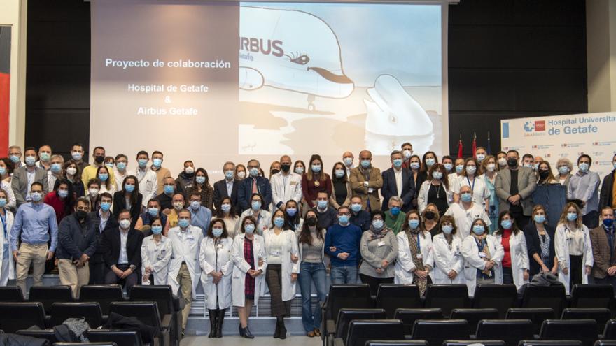 Texto Alternativo: El Hospital Universitario de Getafe y Airbus mejoran la gestión gracias al proyecto de colaboración conjunto