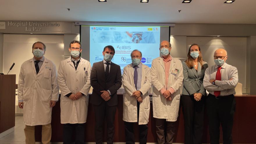 Texto Alternativo: El Hospital Universitario La Paz el Gobierno de la Comunidad presenta cIBIS, el clúster de plataformas de su Instituto de Investigación