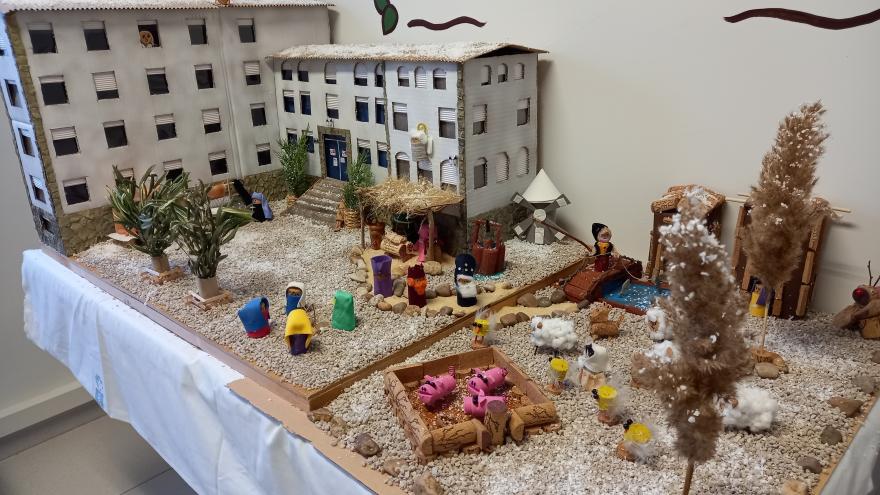 Texto Alternativo: El Hospital Guadarrama llena los días de Navidad de actos festivos