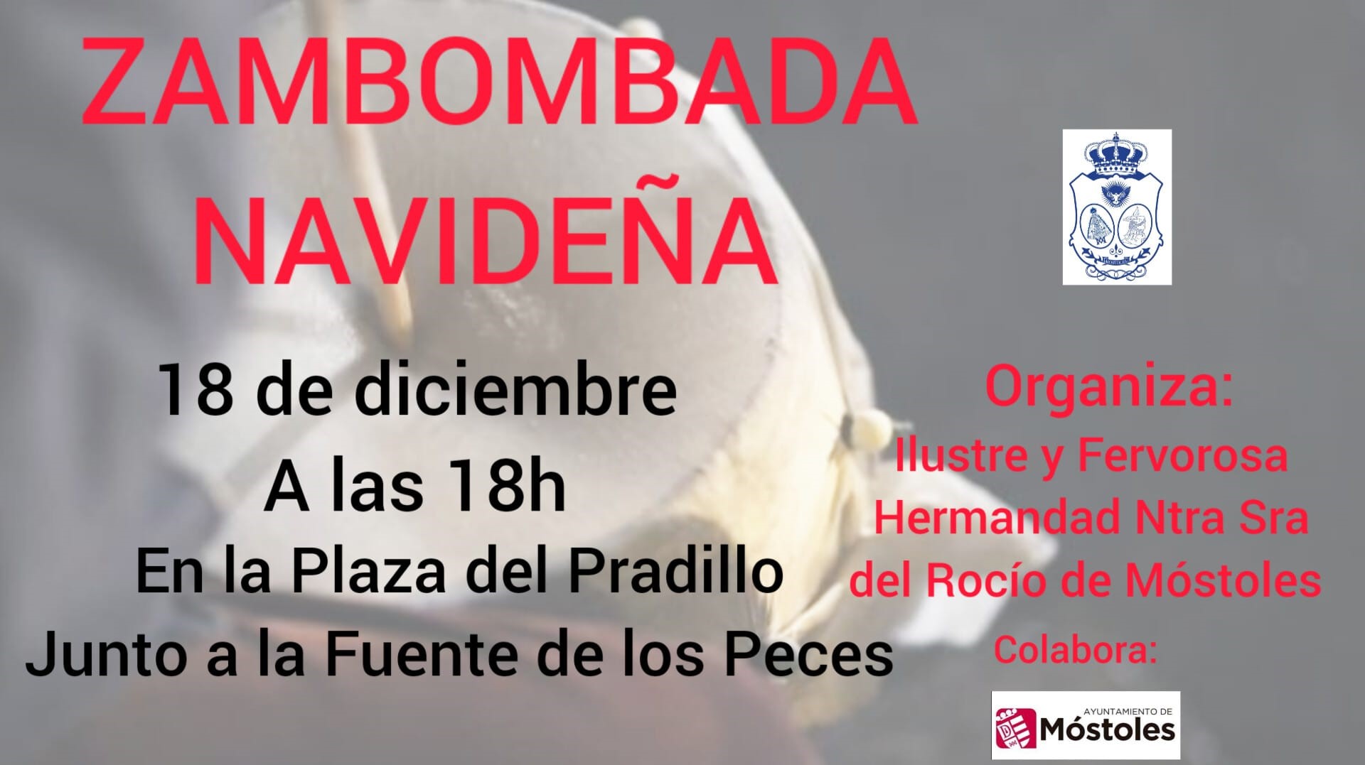 Texto Alternativo: Coros rocieros celebrarán una zambombada navideña este domingo en Móstoles