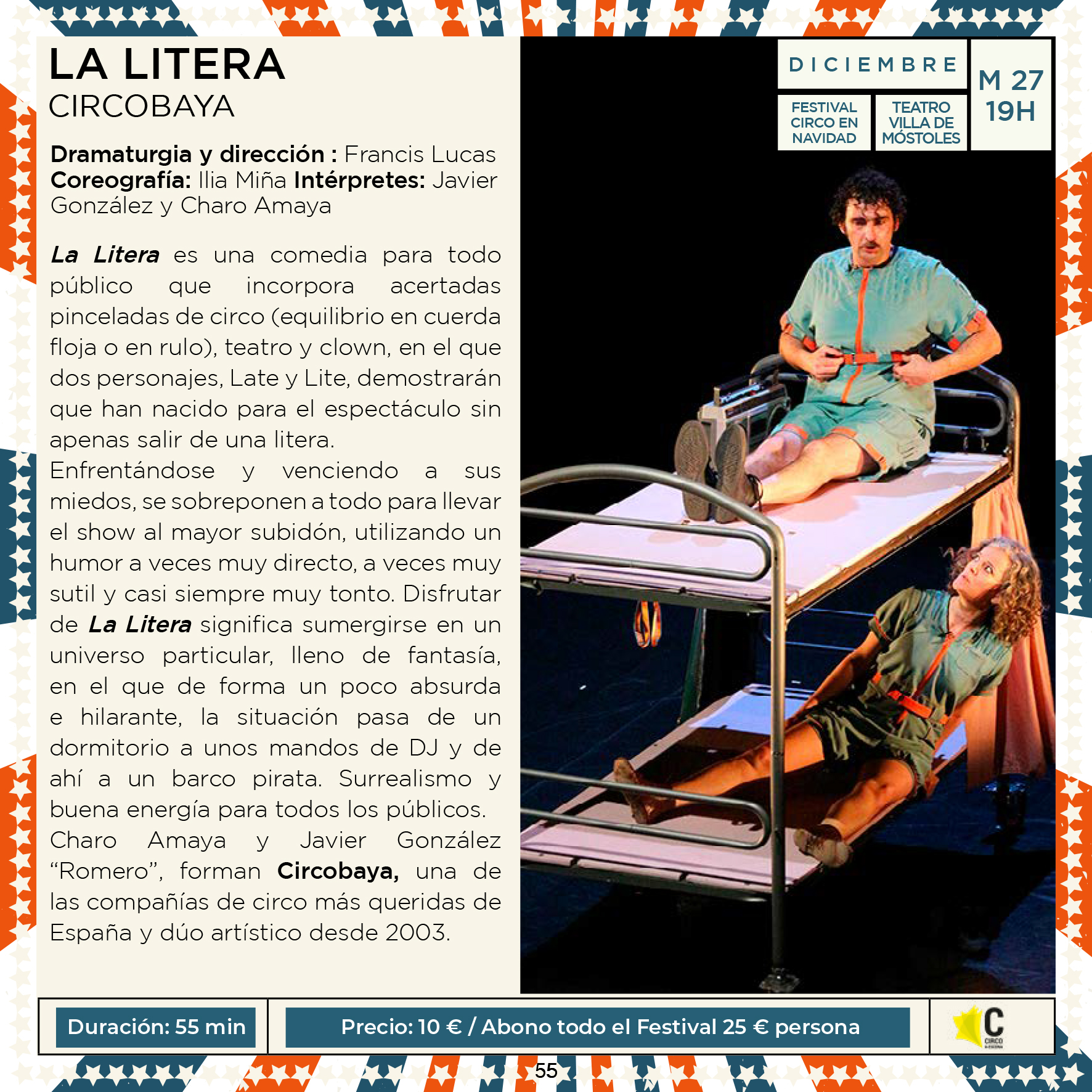 Texto Alternativo: Un Festival de circo, cuentacuentos, concierto de zarzuela y otras actividades relacionadas con la Navidad en la agenda cultural de Móstoles