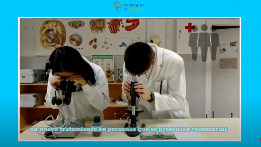 Texto Alternativo: El Hospital 12 de Octubre acoge un año más la final del concurso de vídeos científicos del programa 'Reimagina la ciencia'