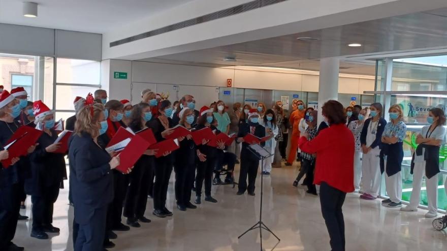 Texto Alternativo: El Hospital Gregorio Marañón ofrece a sus pacientes actividades llenas de ilusión y magia para celebrar la Navidad