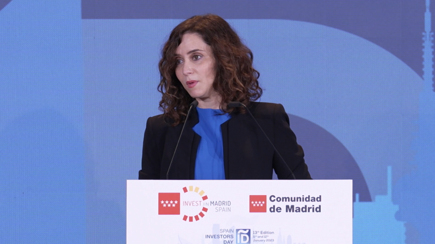 Texto Alternativo: Díaz Ayuso anuncia una nueva deducción en el IRPF para inversiones que lleguen a la Comunidad de Madrid como “contrapeso al Impuesto de Patrimonio de Sánchez”
