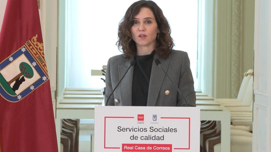Texto Alternativo: Díaz Ayuso anuncia un aumento de la capacidad de sus cuatro comedores sociales hasta las 1.216 plazas