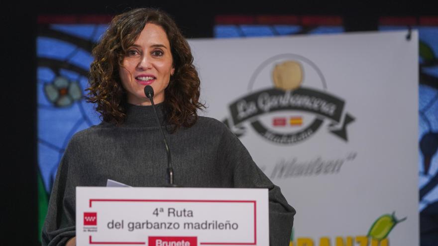 Texto Alternativo: Díaz Ayuso anima a consumir el garbanzo madrileño y destaca el uso de la tecnología para mejorar la calidad y competitividad de su cultivo