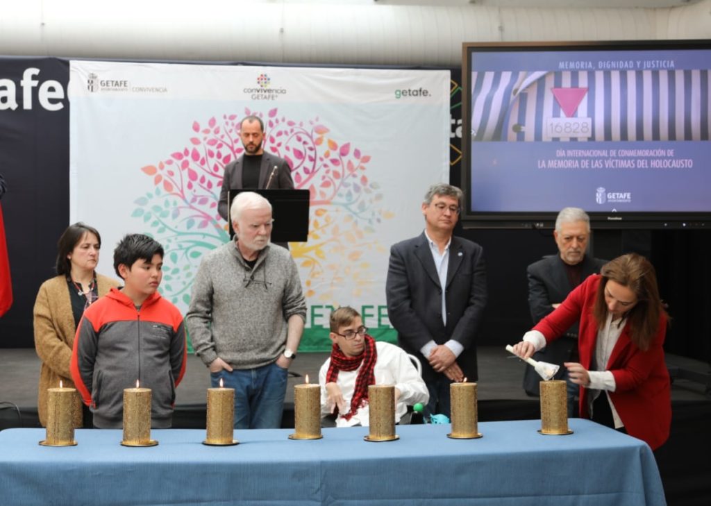 Texto Alternativo: Getafe homenajea a las víctimas del Holocausto