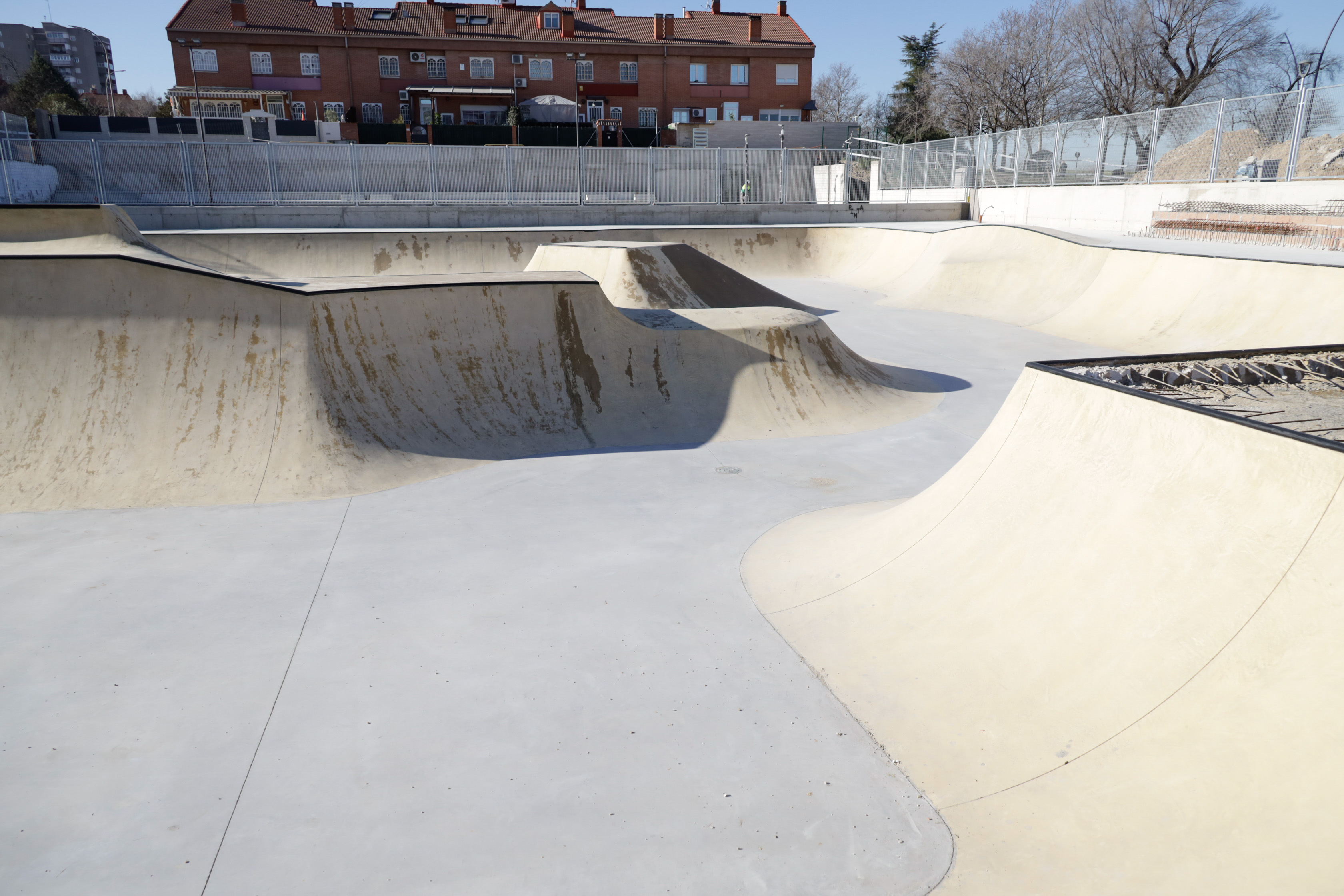 Texto Alternativo: Las obras de la pista de skate en la Avenida de Portugal estarán acabadas en la próxima primavera