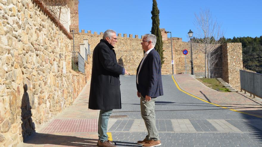 Texto Alternativo: La Comunidad de Madrid finaliza las obras de renovación de varias calles en el centro histórico de Buitrago del Lozoya