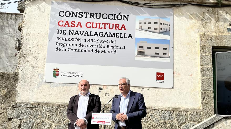 Texto Alternativo: La Comunidad de Madrid construirá un nuevo centro cultural en el municipio de Navalagamella