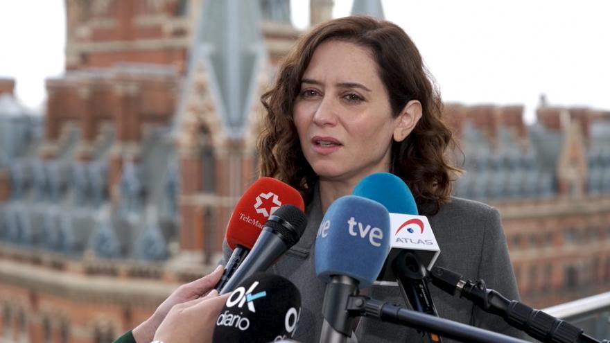 Texto Alternativo: Díaz Ayuso anuncia que la Comunidad de Madrid ha logrado recuperar el PIB prepandemia
