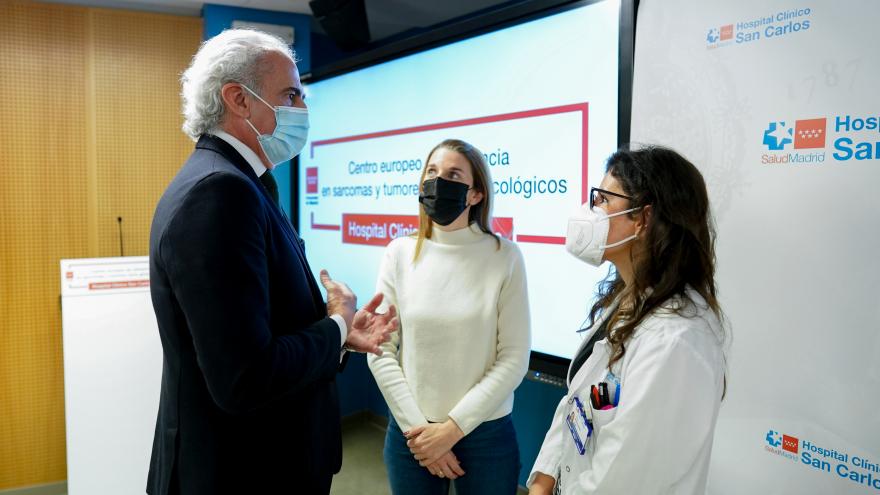 Texto Alternativo: El Hospital Clínico San Carlos de la Comunidad de Madrid, único centro español de referencia en Europa en sarcomas y tumores raros ginecológicos