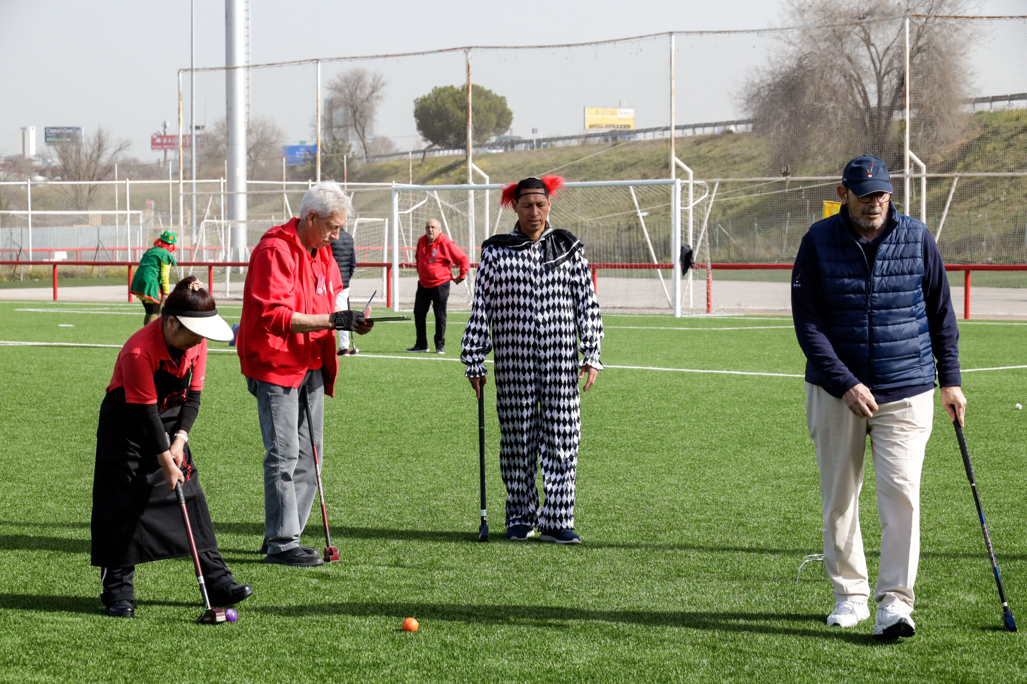 Texto Alternativo: Móstoles acoge el XXI Torneo Ground Golf de Carnaval
