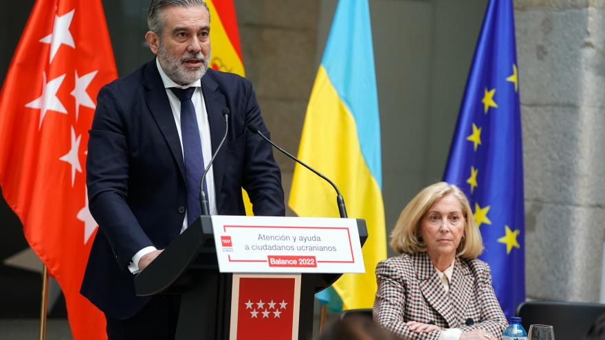 Texto Alternativo: La Comunidad de Madrid ha realizado casi 75.000 atenciones a refugiados ucranianos en vísperas del primer aniversario de la invasión rusa