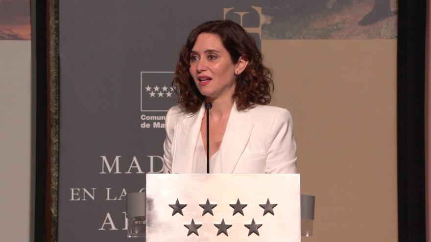 Texto Alternativo: Díaz Ayuso la Comunidad presenta un “retrato fiel” de Madrid en la Colección Abelló: “Un paseo por los siglos de la región de la mano de Goya, Santiago Rusiñol o Antonio Joli”