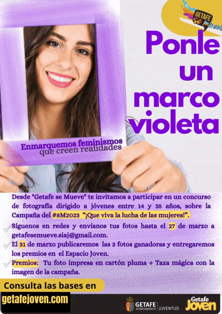 Texto Alternativo: Concurso: ponle un marco violeta