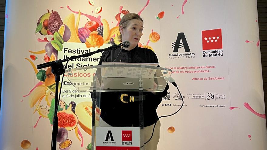 Texto Alternativo: La Comunidad de Madrid la Comunidad presenta el Festival Clásicos en Alcalá, que consolida su vocación iberoamericana a través de las letras del Siglo de Oro