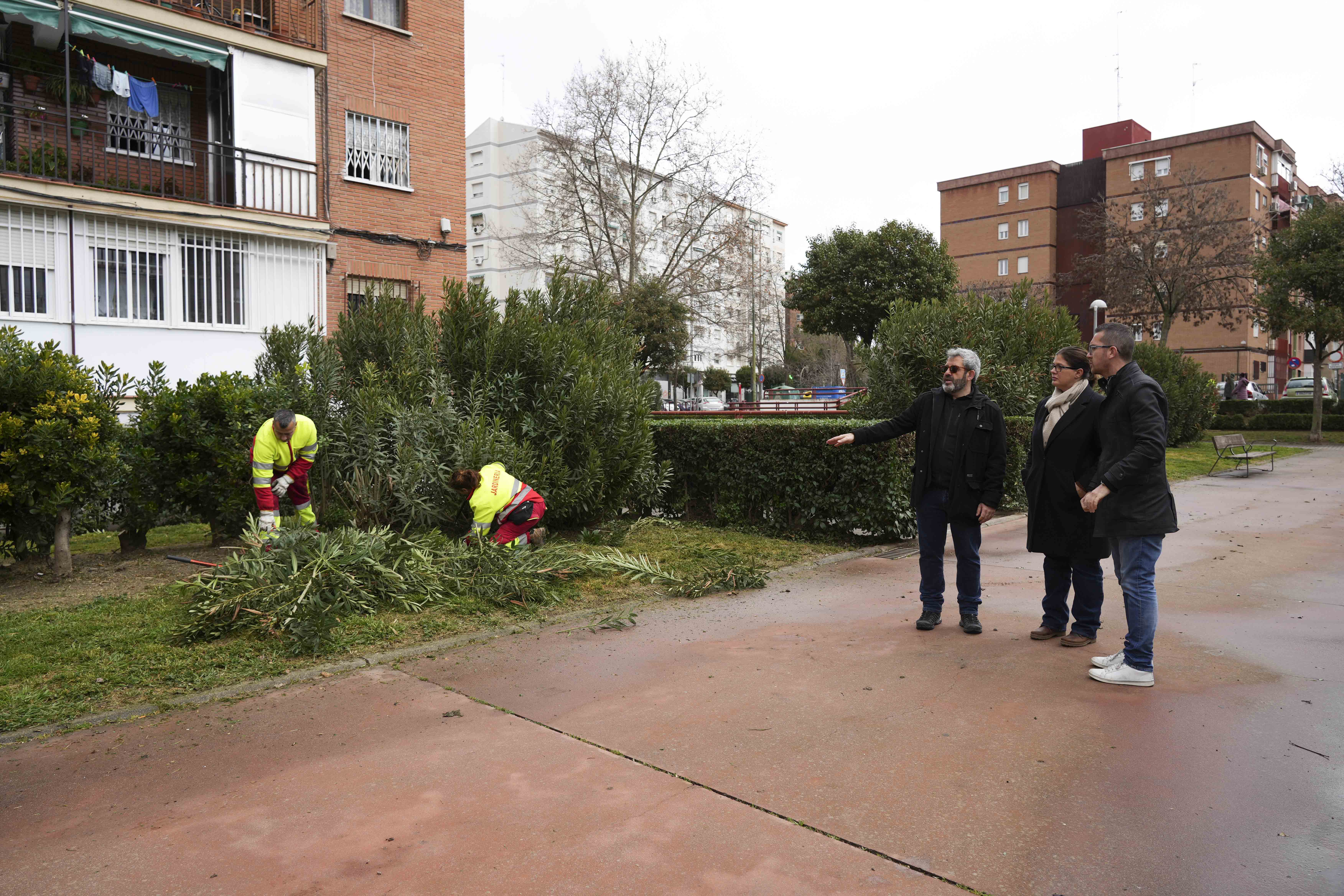 Texto Alternativo: El Gobierno Municipal continúa con los trabajos de mantenimiento y mejora de los parques públicos