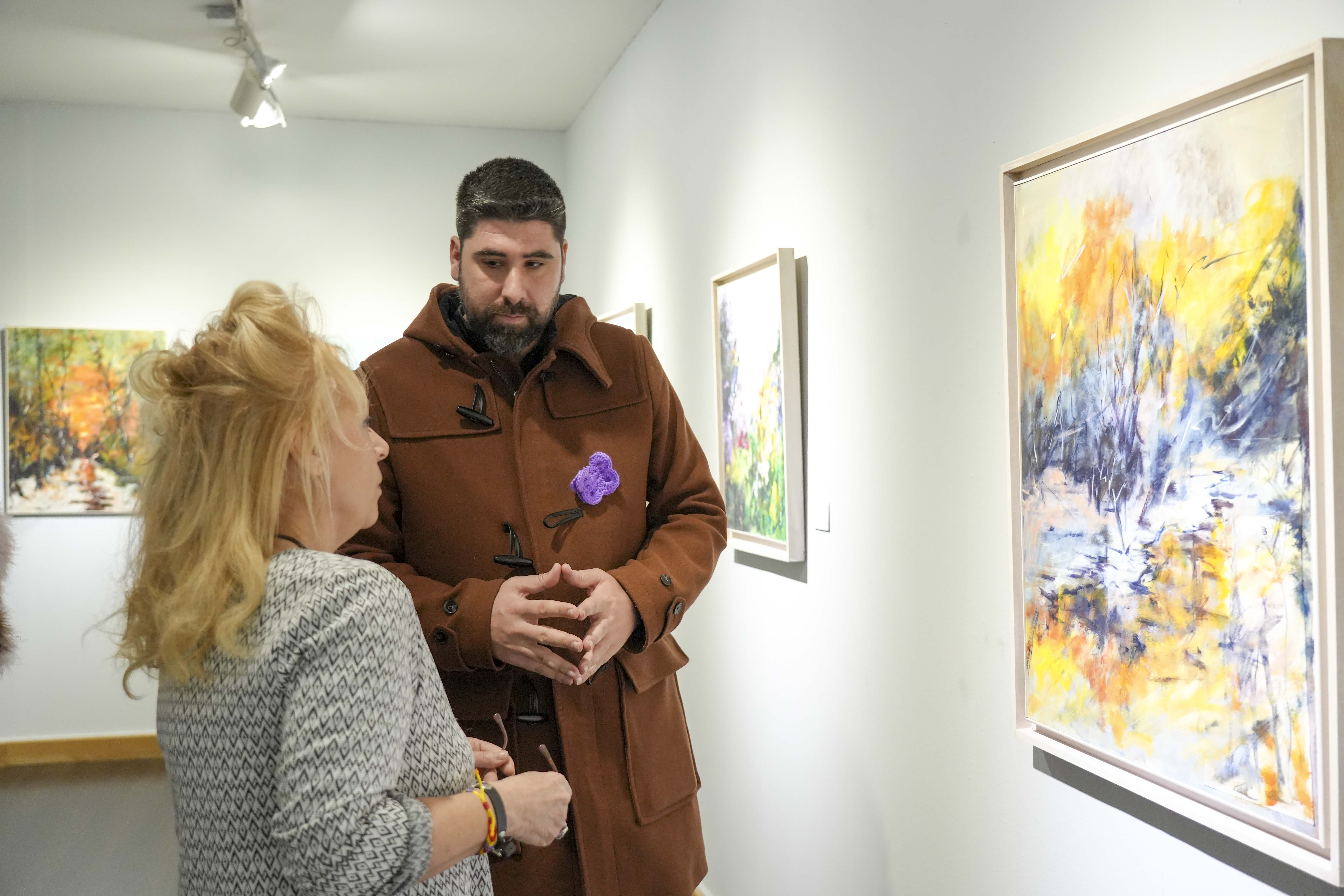 Texto Alternativo: El Museo de la Ciudad acoge la exposición Arte: el ser humano agregado a la Naturaleza de la pintora Carmen Oyarzábal