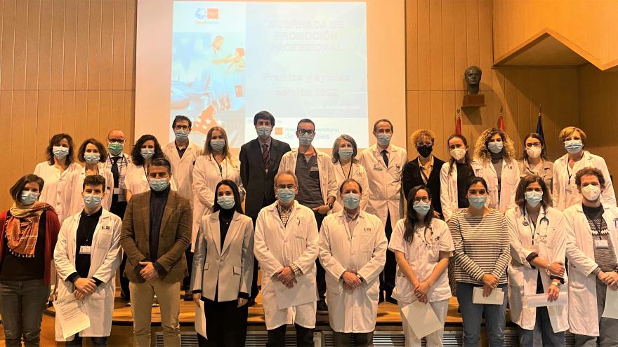 Texto Alternativo: Más de 20 profesionales reconocidos en la X edición de los Premios y Ayudas del Hospital de Móstoles