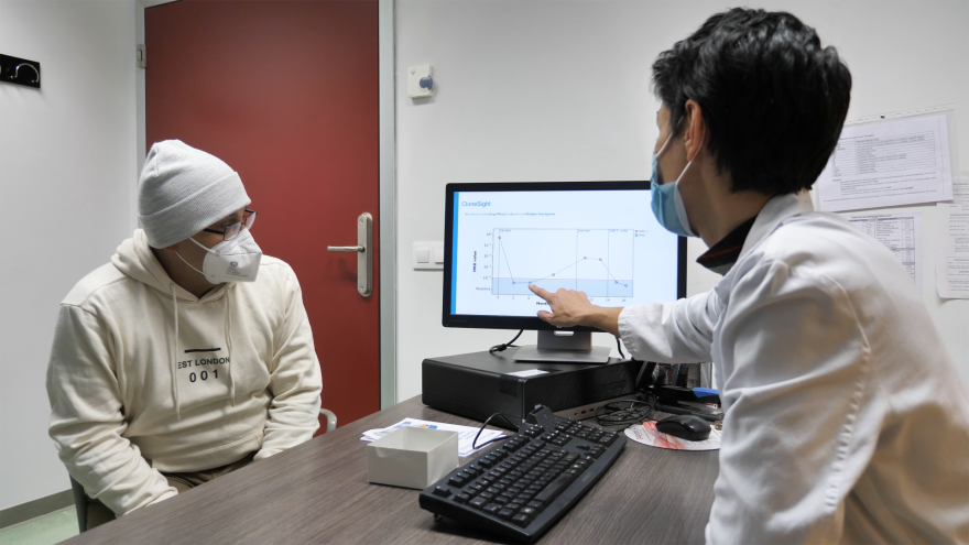 Texto Alternativo: El Hospital 12 de Octubre crea un test para identificar de manera precoz los pacientes con linfoma folicular que recaerán