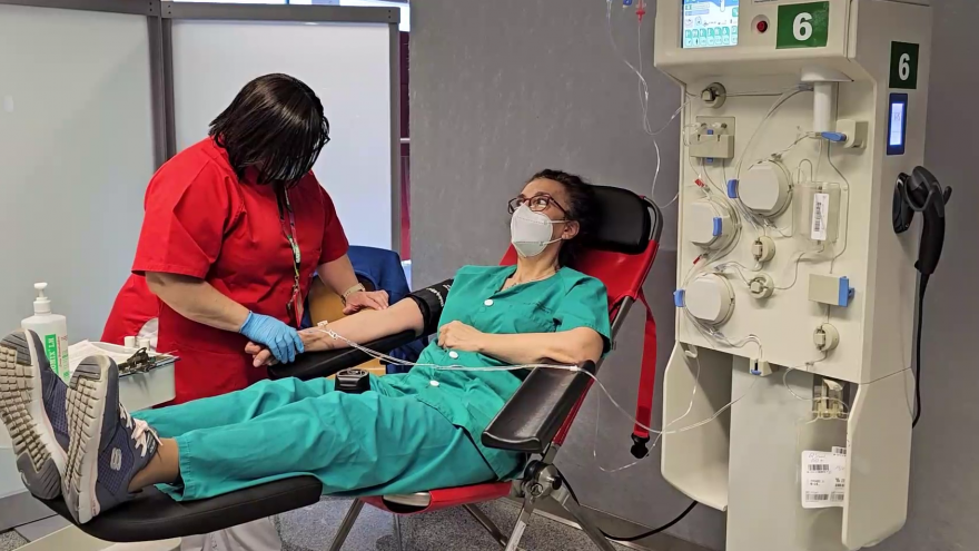 Texto Alternativo: La campaña de donación “Tour plasma” llega al Hospital 12 de Octubre