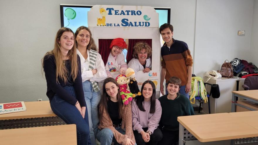 Texto Alternativo: Enfermeras de centros de salud de Vallecas explican en la Universidad Complutense la importancia de la Educación para la Salud