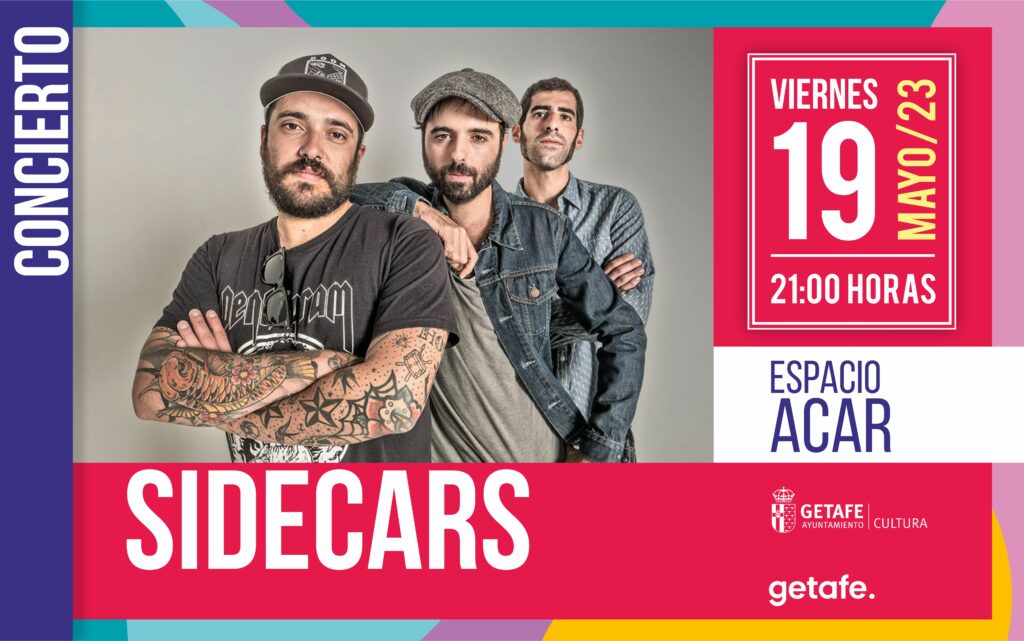 Texto Alternativo: Sidecars, Natalia Lacunza, Blas Cantó, La Pegatina, Mayumaná o Travis Birds llegan a Getafe en fiestas y verano