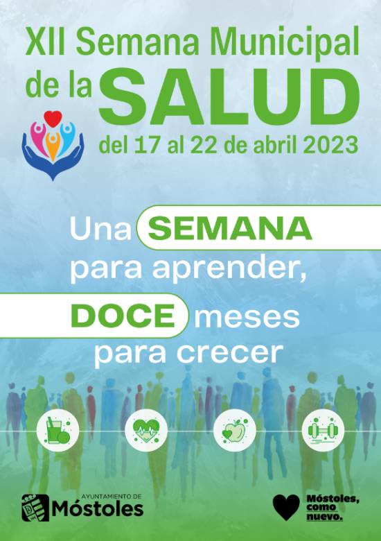 Texto Alternativo: Móstoles celebrará la décimo segunda edición de la Semana Municipal de la Salud con más de 50 actividades