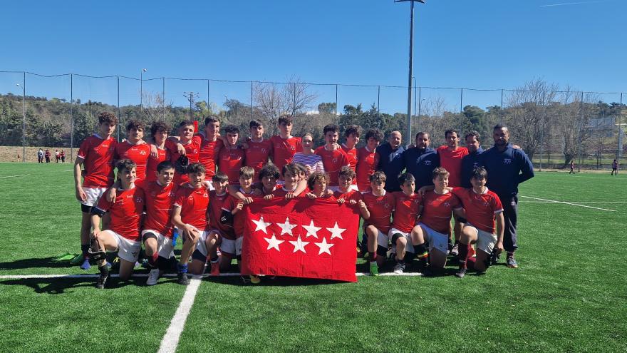 Texto Alternativo: La Comunidad de Madrid finaliza las obras de remodelación del campo de rugby del Parque Deportivo Puerta de Hierro