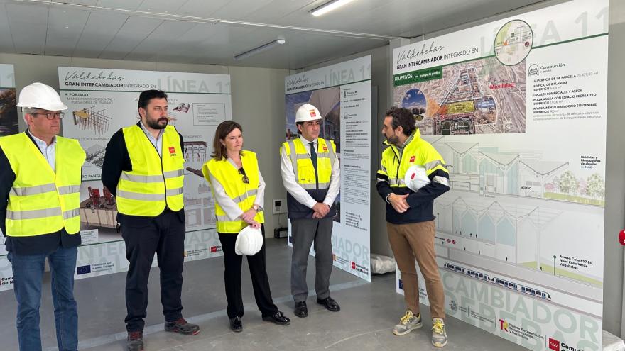 Texto Alternativo: La Comunidad de Madrid estrenará este año el intercambiador de transporte de Valdebebas