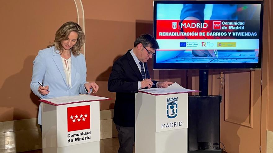 Texto Alternativo: La Comunidad de Madrid invertirá 26 millones de euros para la rehabilitación de más de 1.600 viviendas en cuatro distritos de la capital