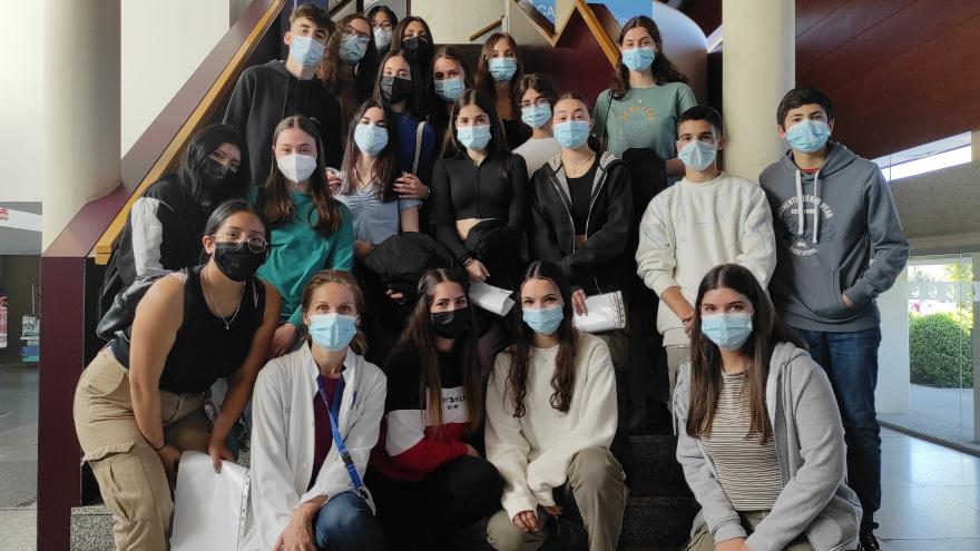 Texto Alternativo: El Hospital Universitario de Fuenlabrada retoma el Programa 4º ESO+ Empresa