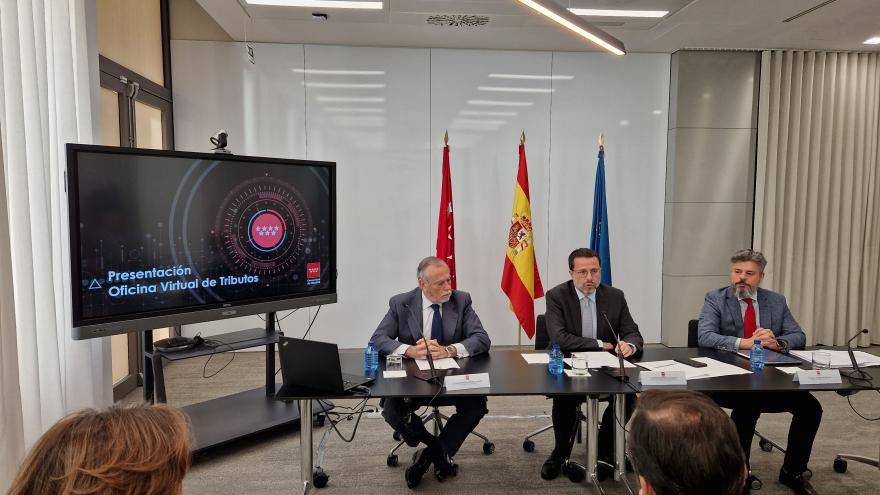 Texto Alternativo: La Comunidad de Madrid presenta la Oficina Virtual de Tributos que simplifica la presentación de impuestos